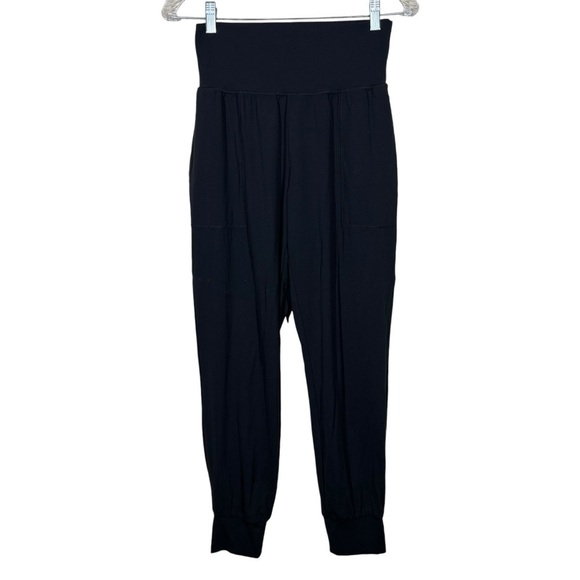 Athleta Womens Cruise Jogger Pants in Powervita Black High Rise Size Small - Picture 1 of 10